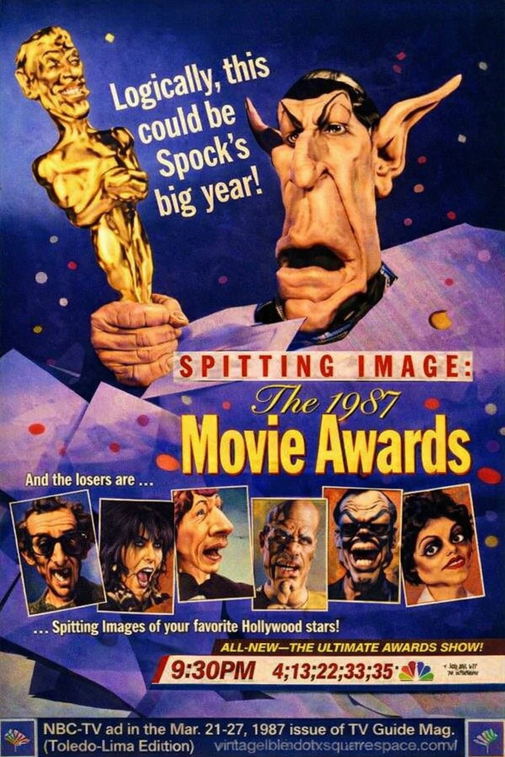 Poster di Spitting Image: The 1987 Movie Awards
