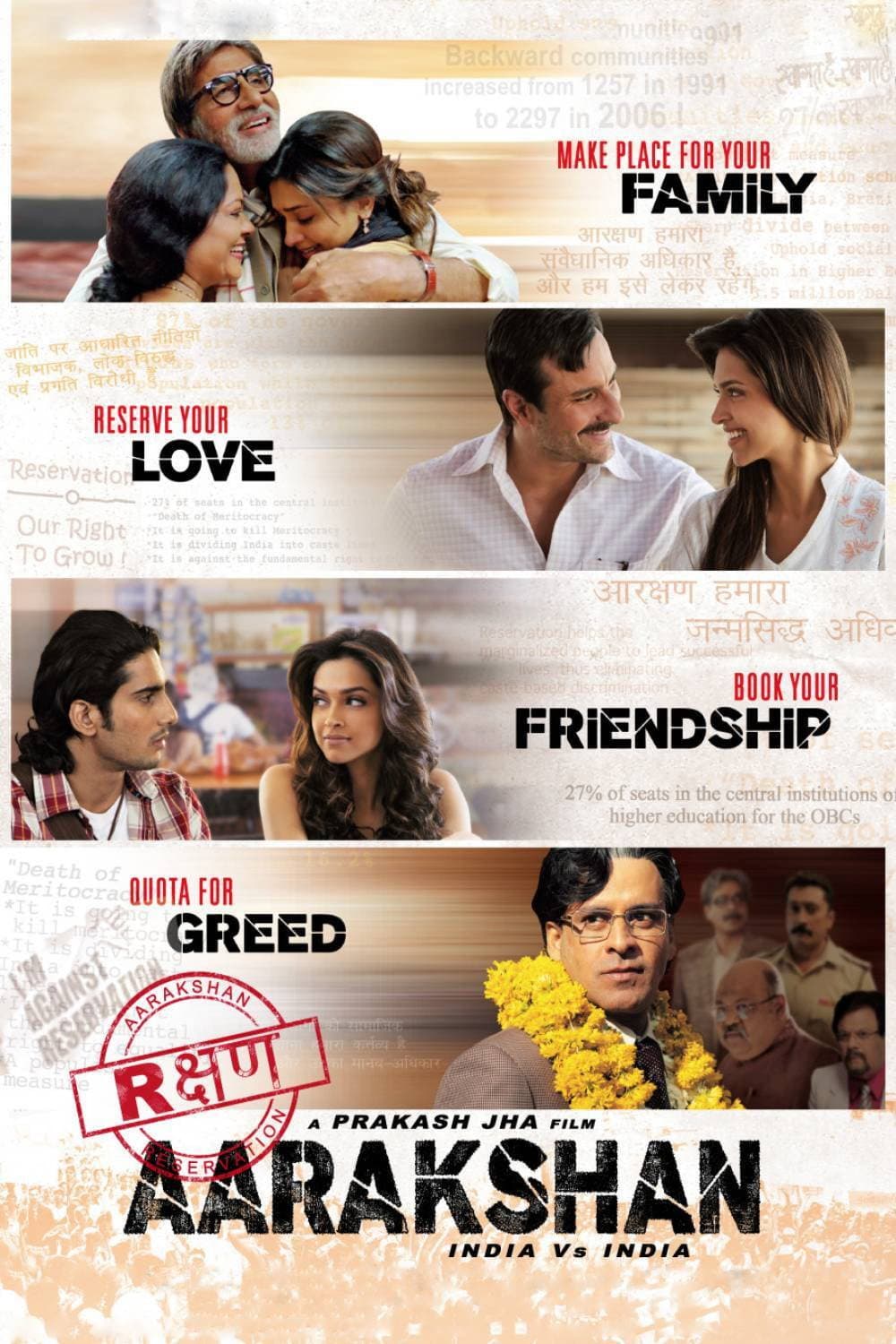 Poster di आरक्षण