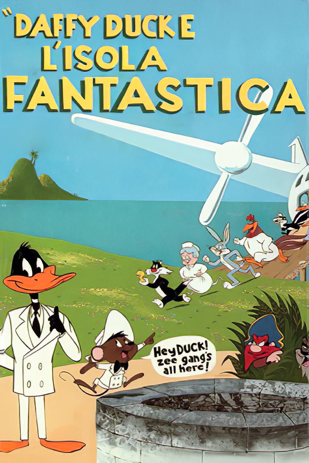 Poster di Daffy Duck e l'isola fantastica