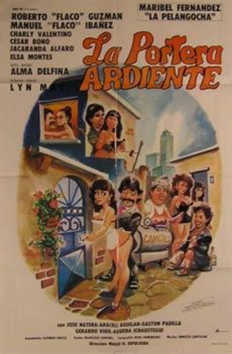 Poster di La portera ardiente