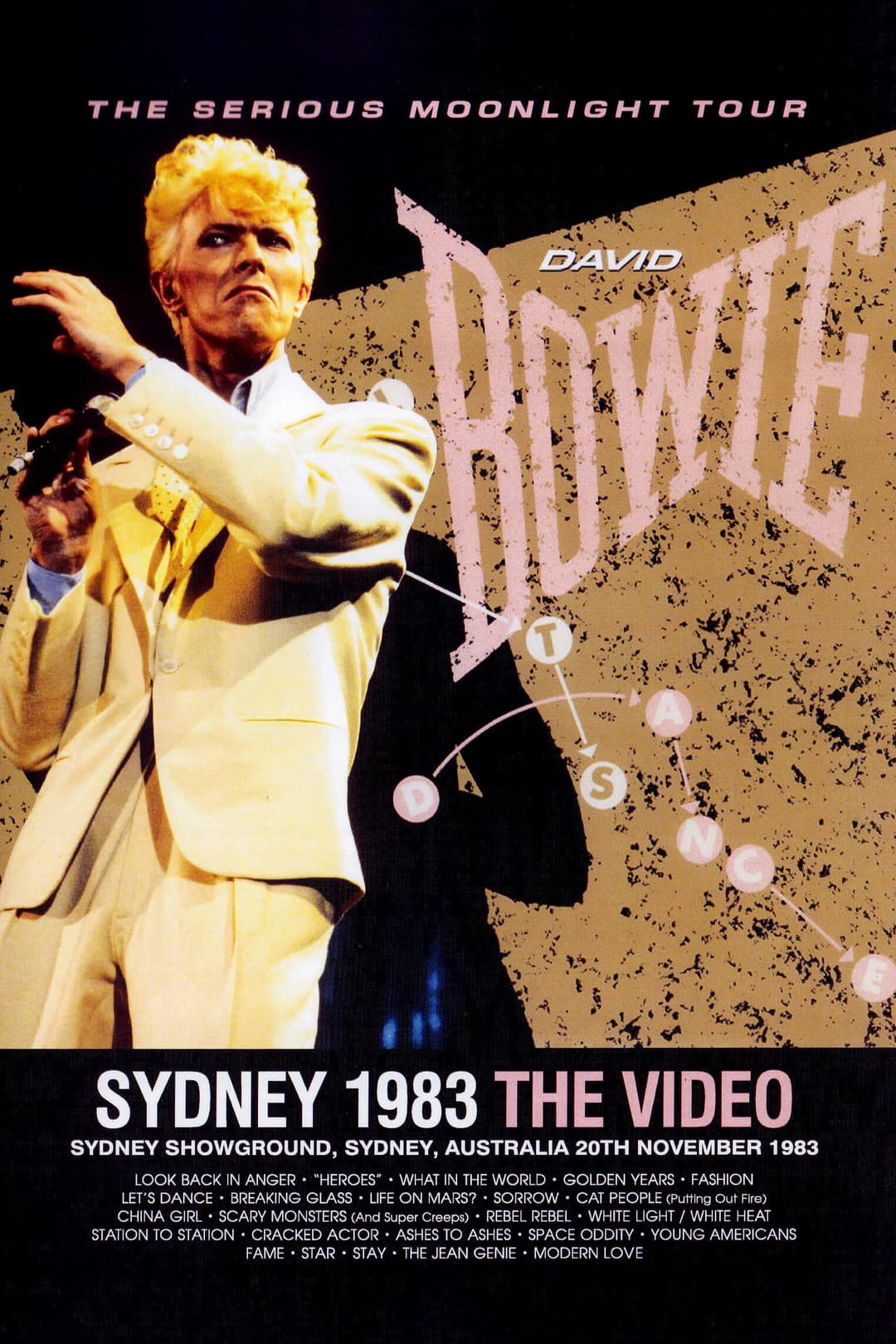 Poster di David Bowie: Serious Moonlight Sydney