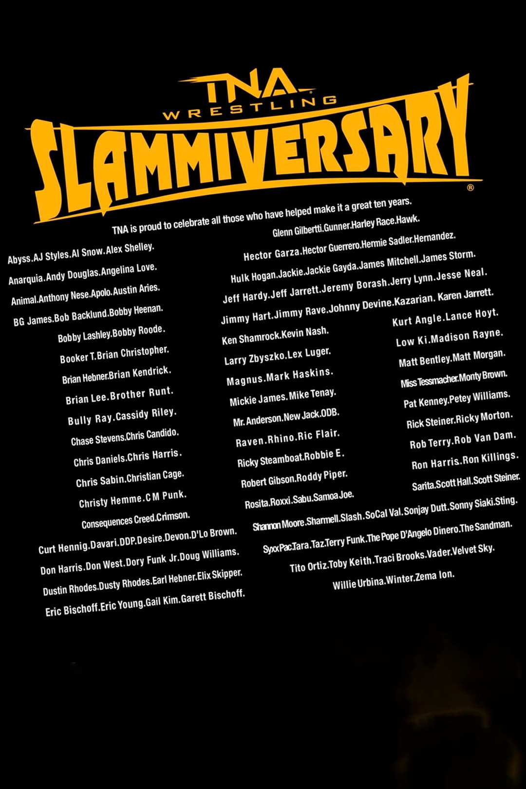 Poster di TNA Slammiversary 2012