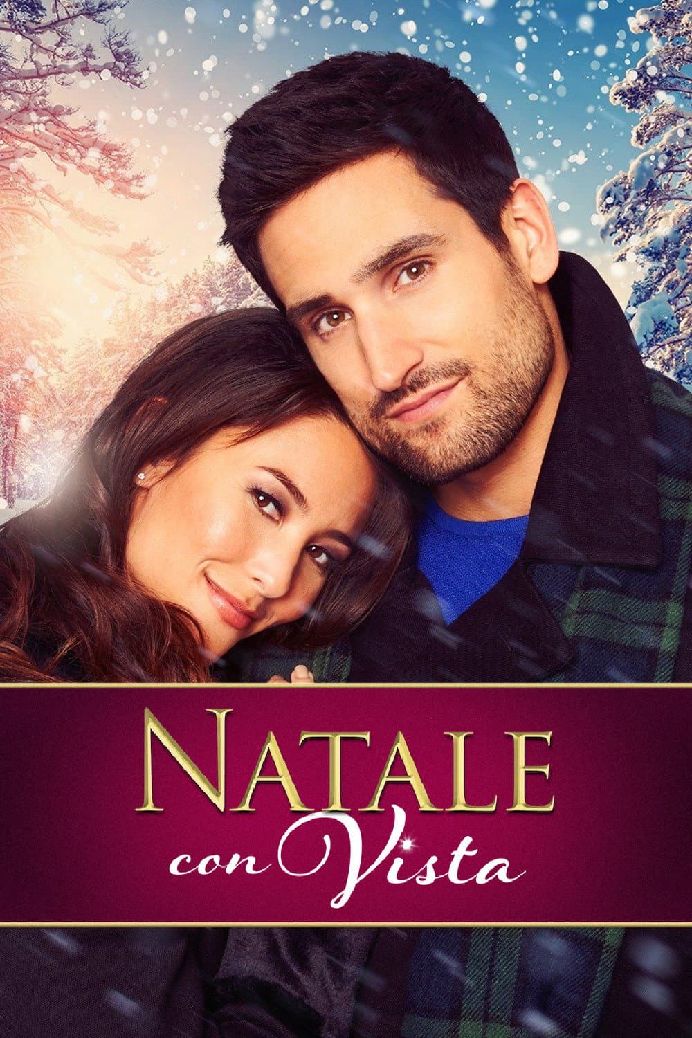 Poster di Natale con vista