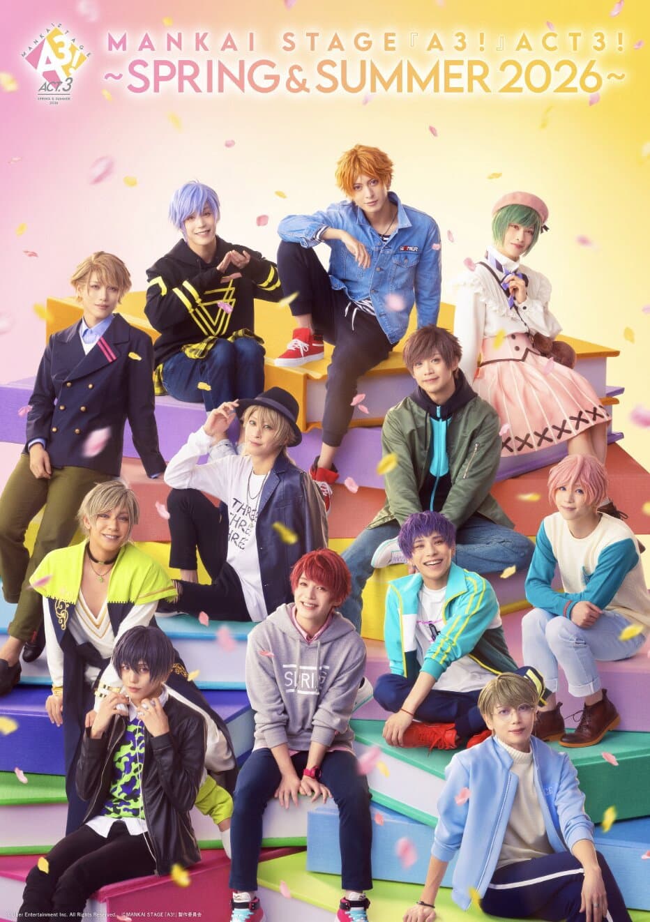 Poster di MANKAI STAGE『A3!』ACT3! ～SPRING ＆ SUMMER 2026～