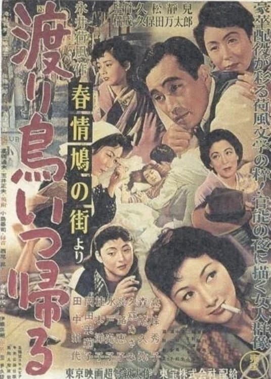 Poster di 「春情鳩の街」より 渡り鳥いつ帰る