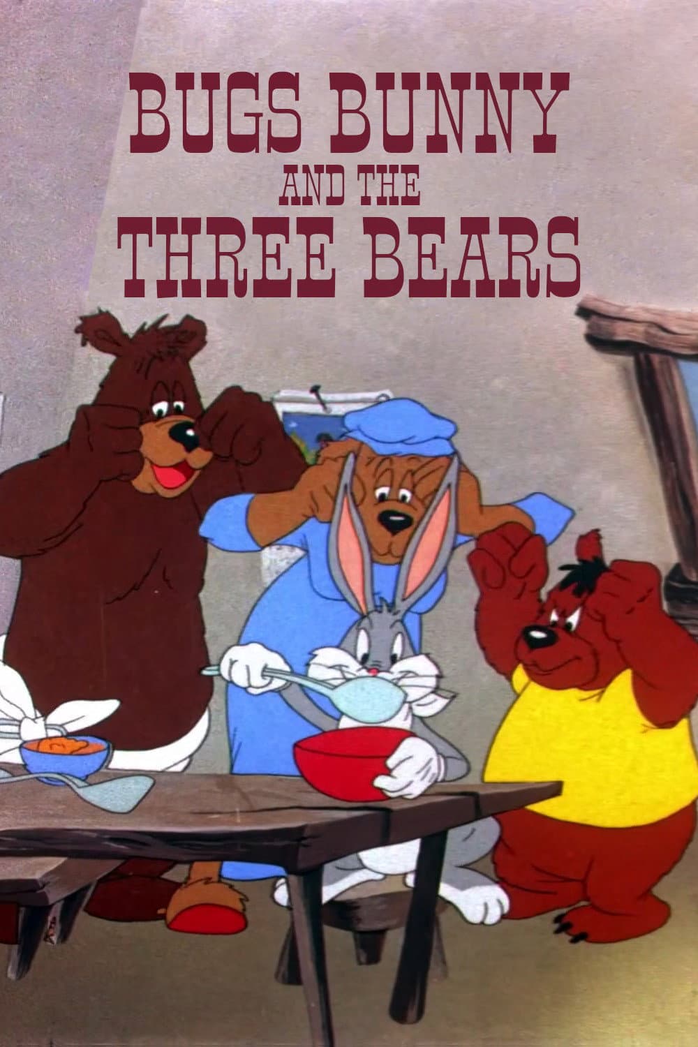 Poster di Bugs Bunny e i tre orsi
