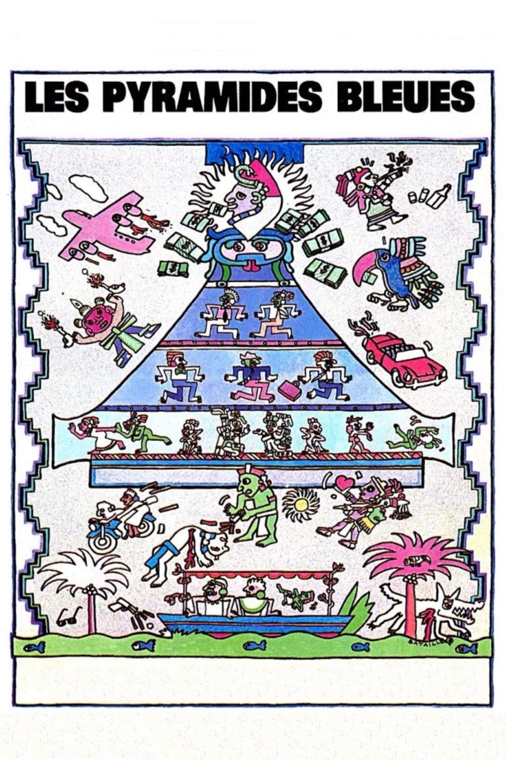 Poster di Les Pyramides bleues