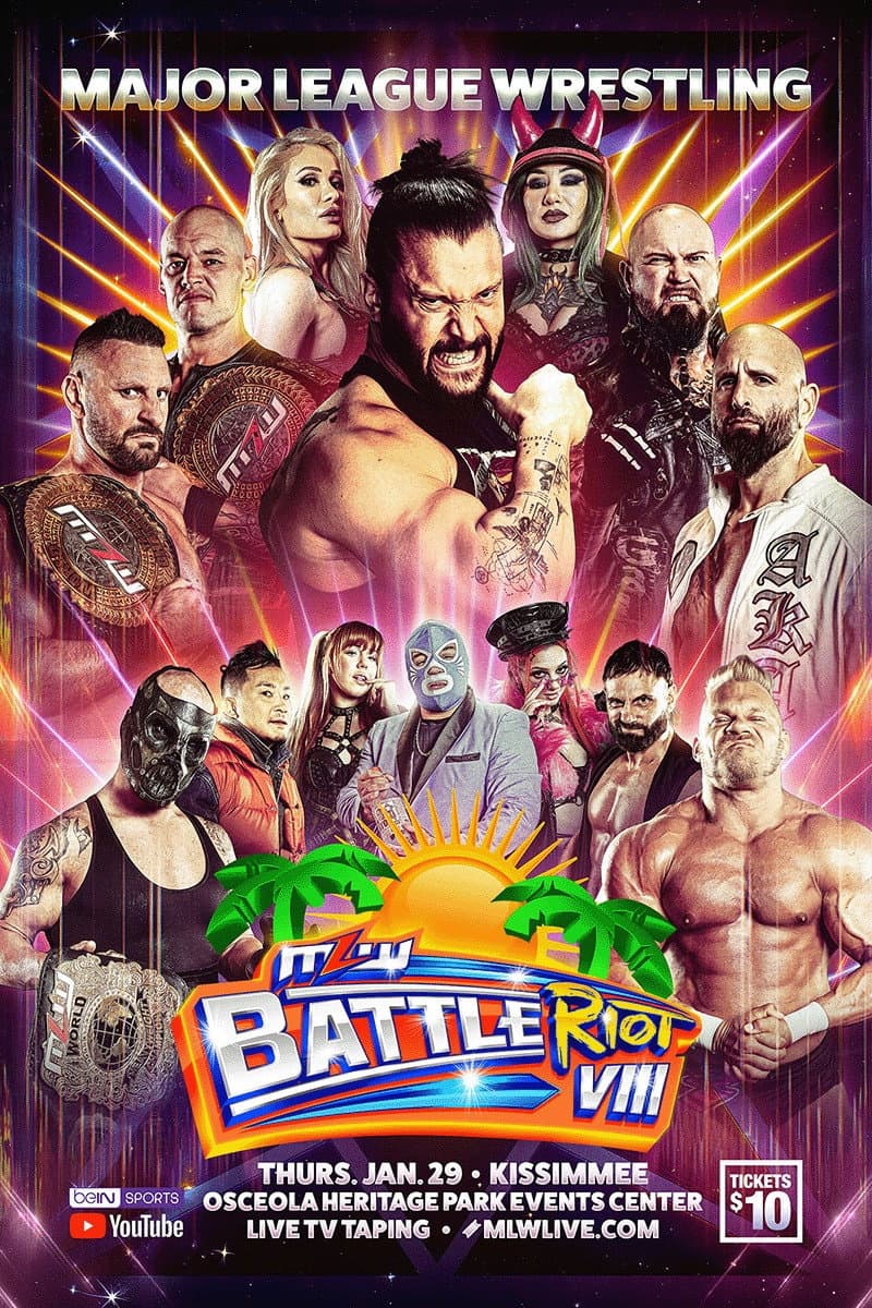 Poster di MLW Battle Riot VIII