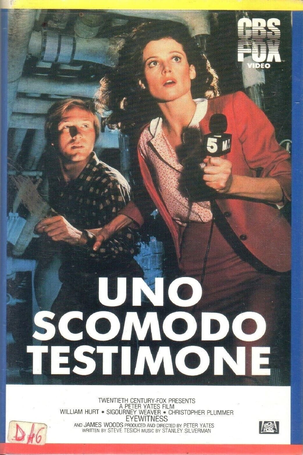 Poster di Uno scomodo testimone