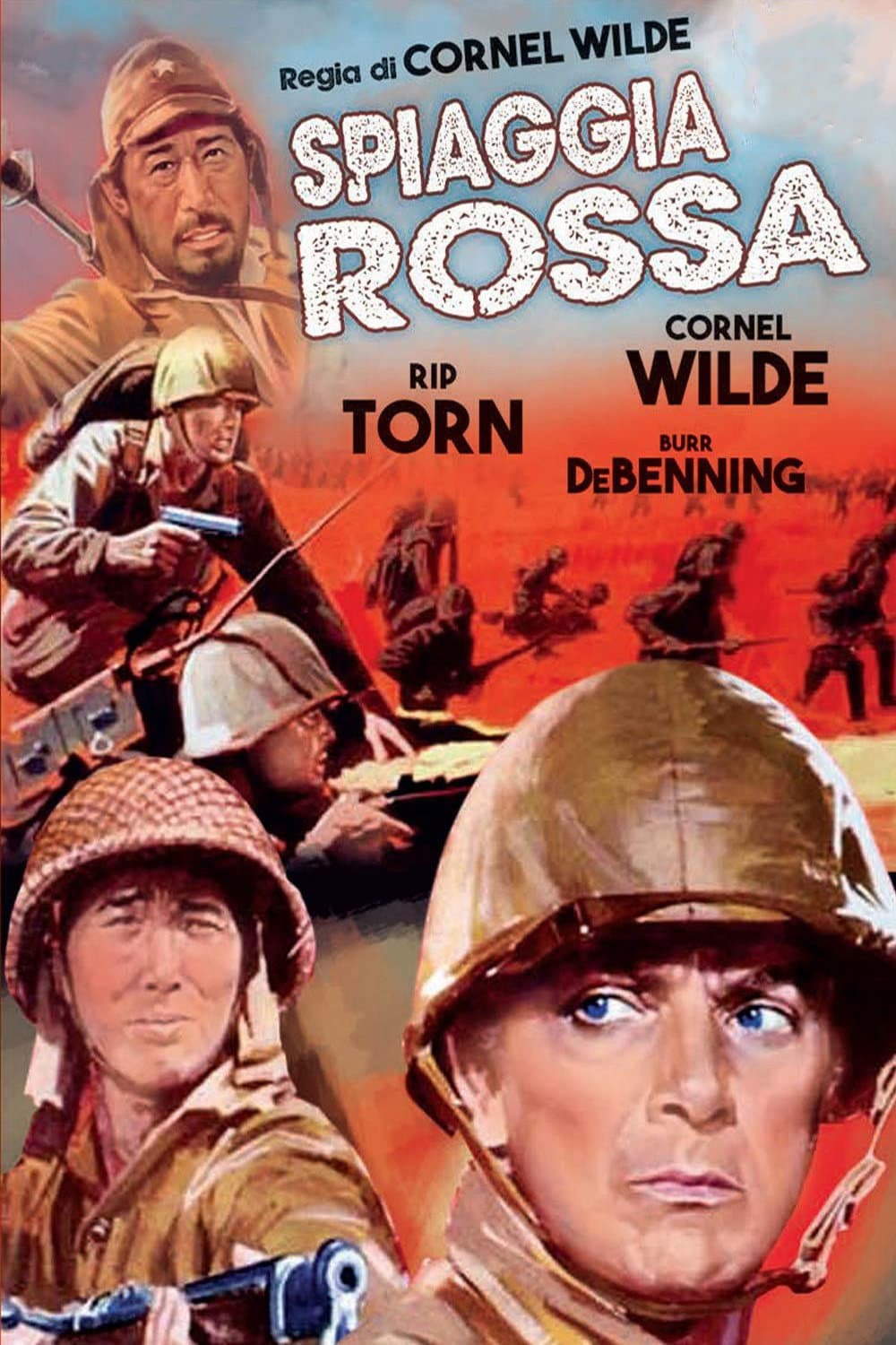 Poster di Spiaggia rossa