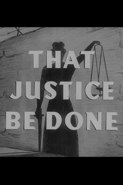 Poster di That Justice Be Done