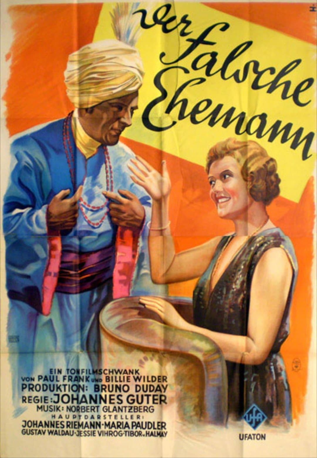 Poster di Der falsche Ehemann