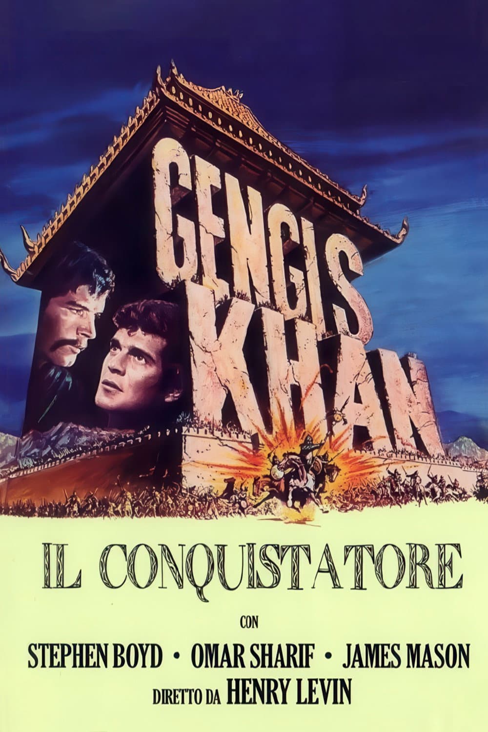 Poster di Gengis Khan il conquistatore