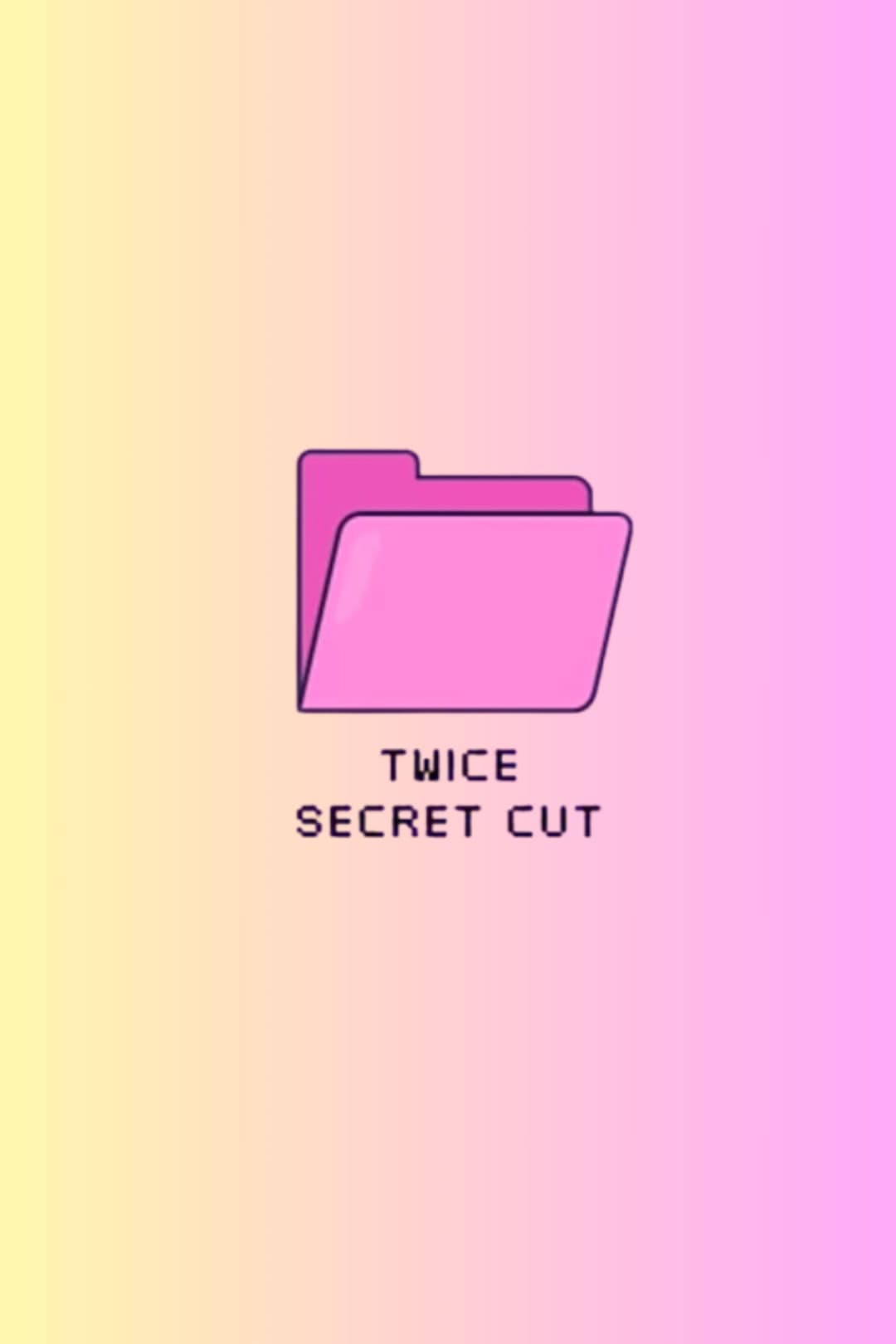 Poster di TWICE Secret Cut