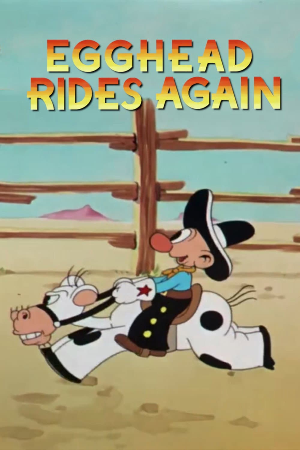 Poster di Egghead va di nuovo a cavallo
