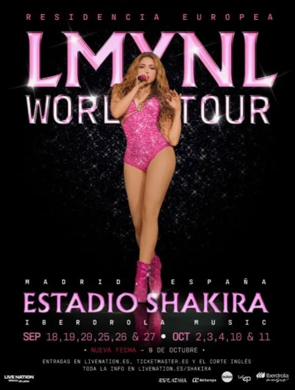 Poster di Shakira Live from Madrid