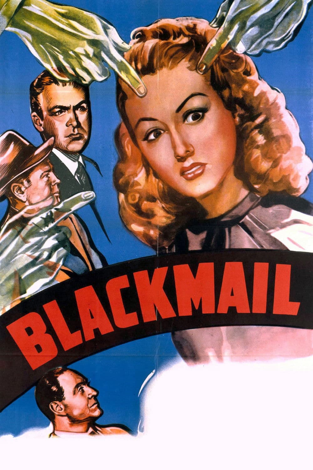 Poster di Blackmail