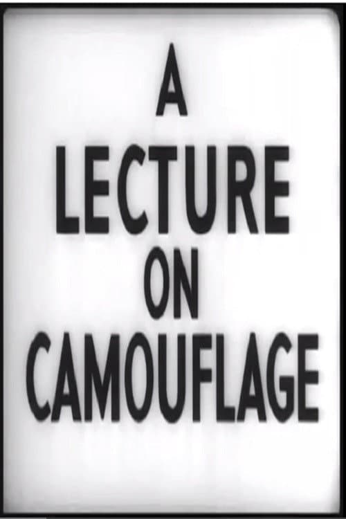 Poster di A Lecture on Camouflage
