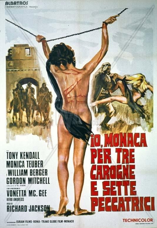 Poster di Io monaca... per tre carogne e sette peccatrici