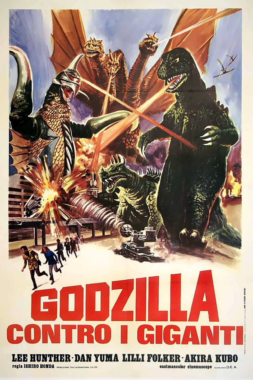 Poster di Godzilla contro i giganti