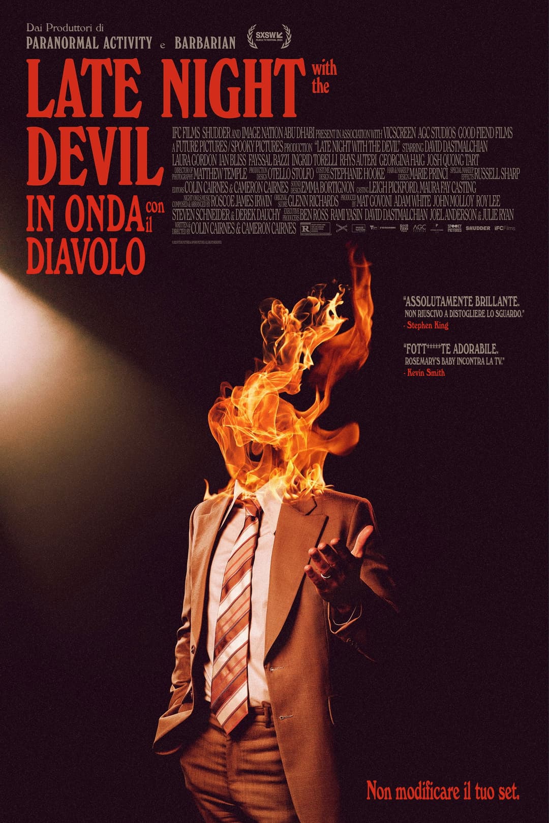 Poster di Late Night with the Devil - In onda con il diavolo