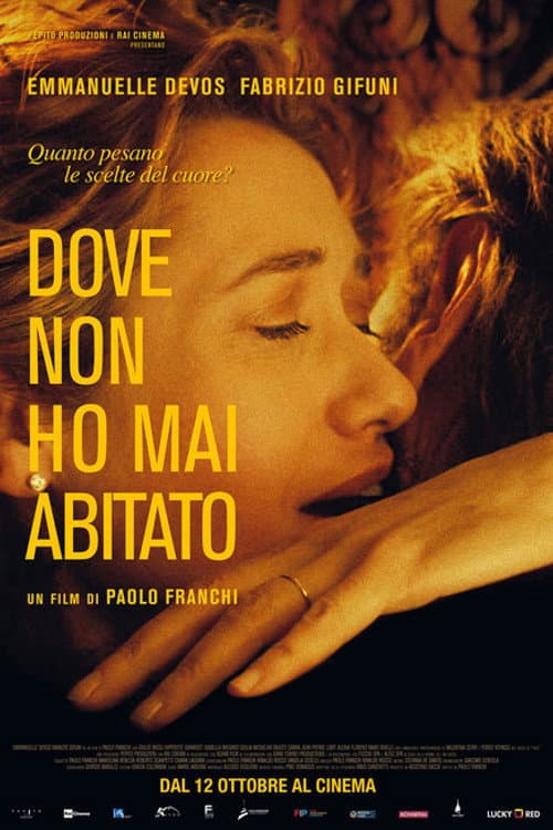 Poster di Dove non ho mai abitato