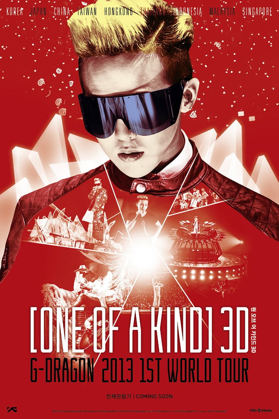 Poster di 원 오브 어 카인드 3D ; G-DRAGON 2013 1ST WORLD TOUR