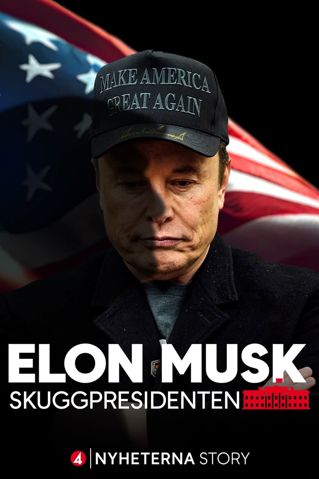 Poster di Elon Musk - Skuggpresidenten