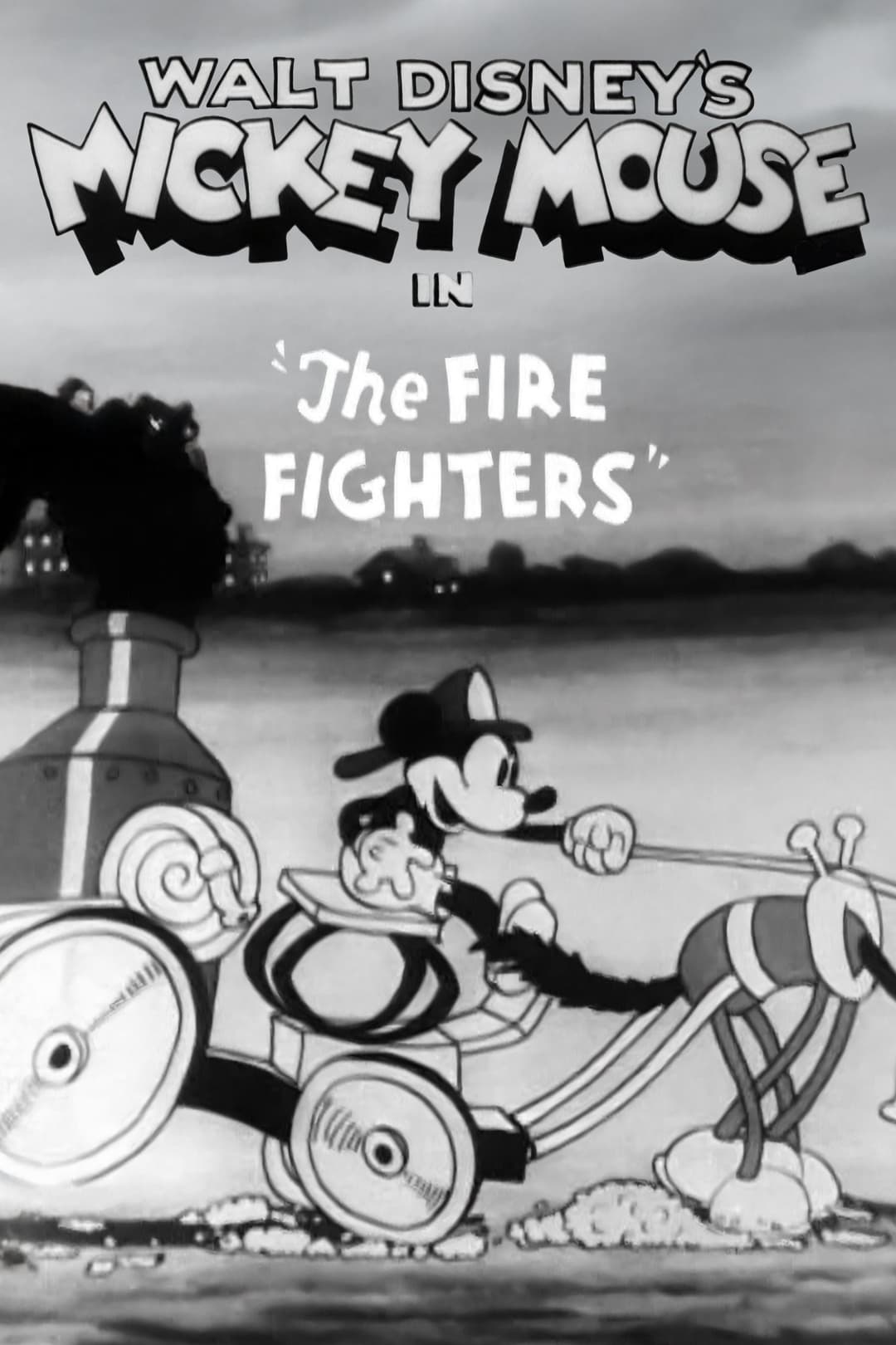 Poster di Topolino pompiere