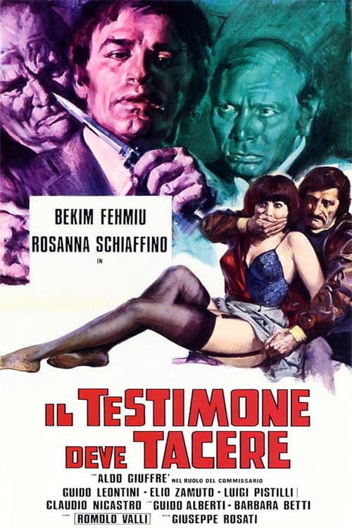 Poster di Il testimone deve tacere