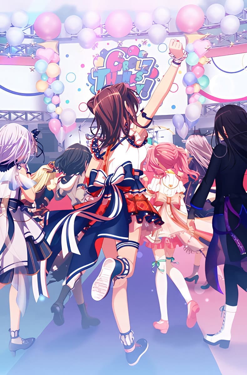 Poster di バンドリ！ ガールズバンドパーティ！ 5th Anniversary Animation -CiRCLE THANKS PARTY！-