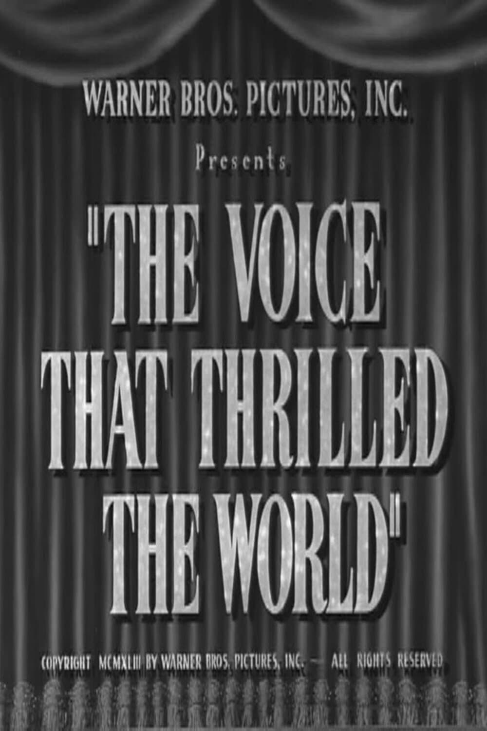 Poster di The Voice That Thrilled the World
