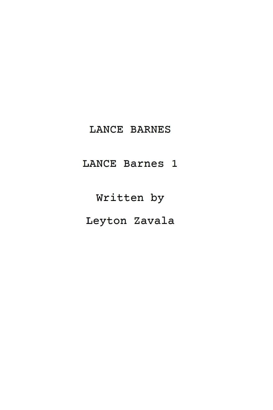 Poster di Lance Barnes: Becoming Lance Barnes
