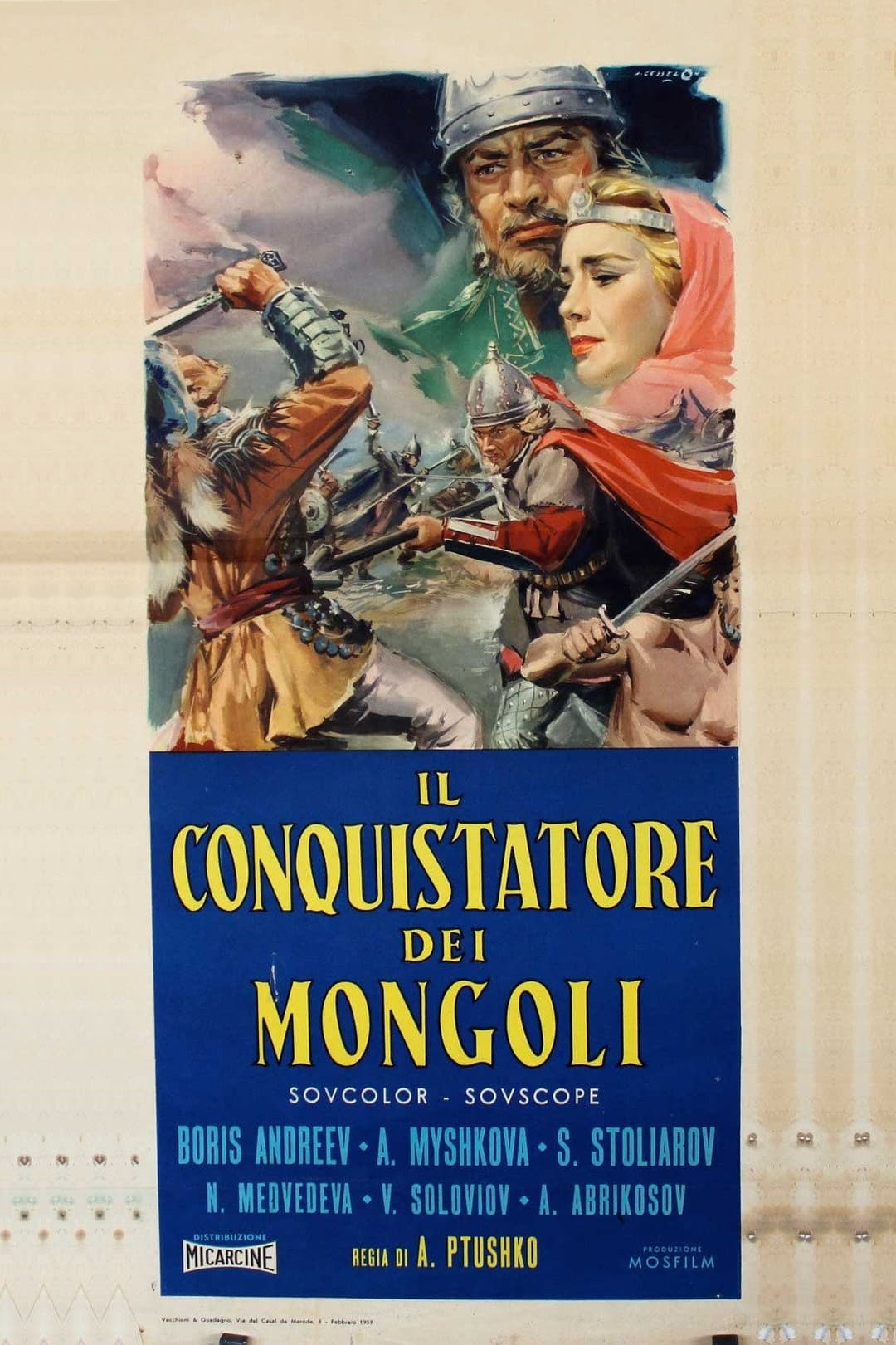 Poster di Il conquistatore dei Mongoli