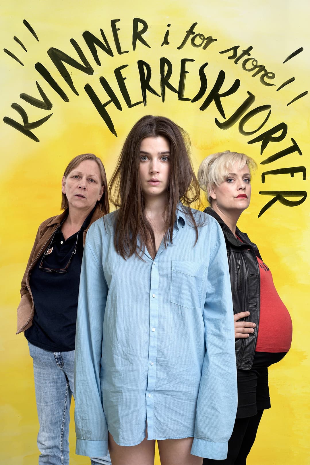 Poster di Kvinner i for store herreskjorter