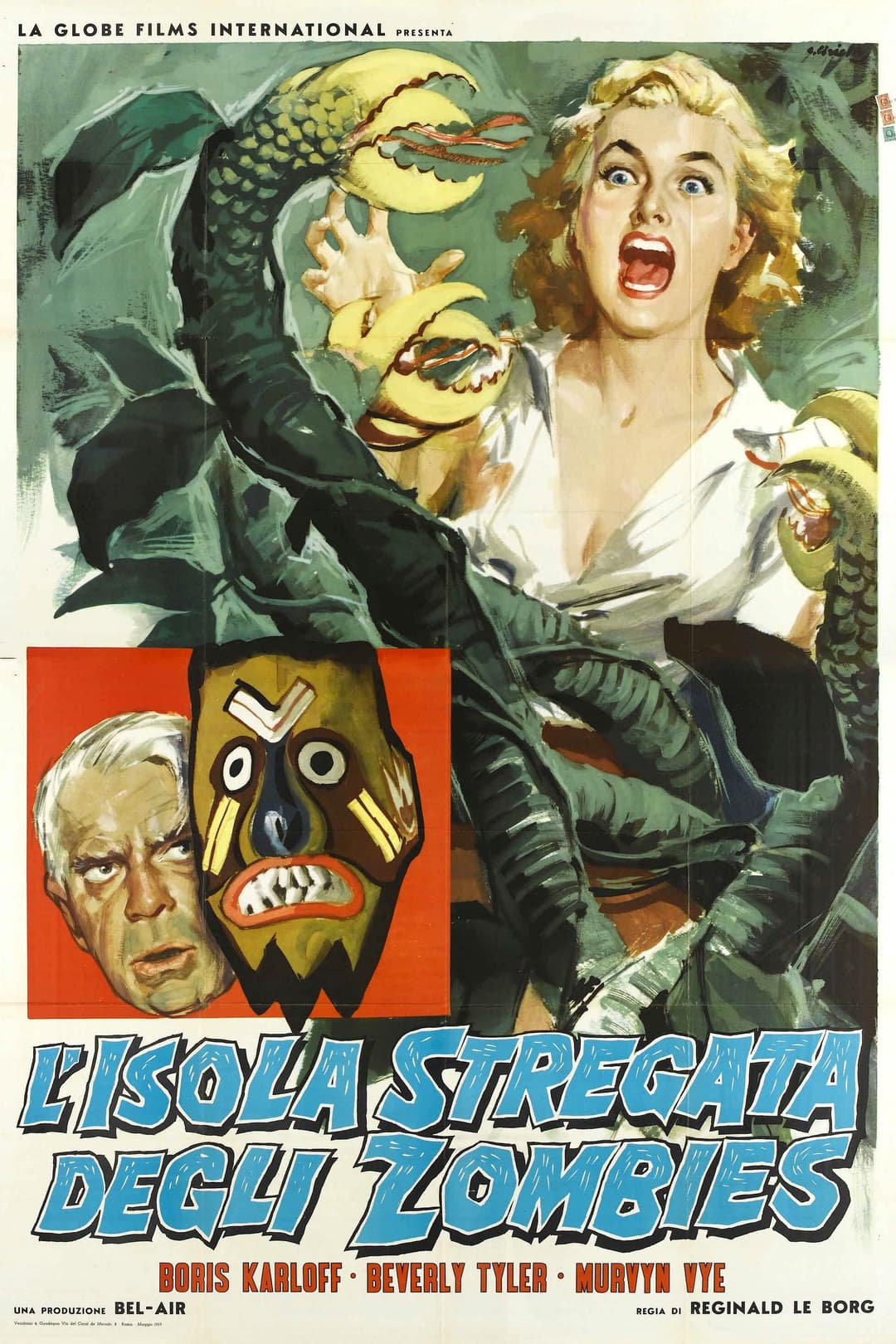Poster di L'isola stregata degli zombies