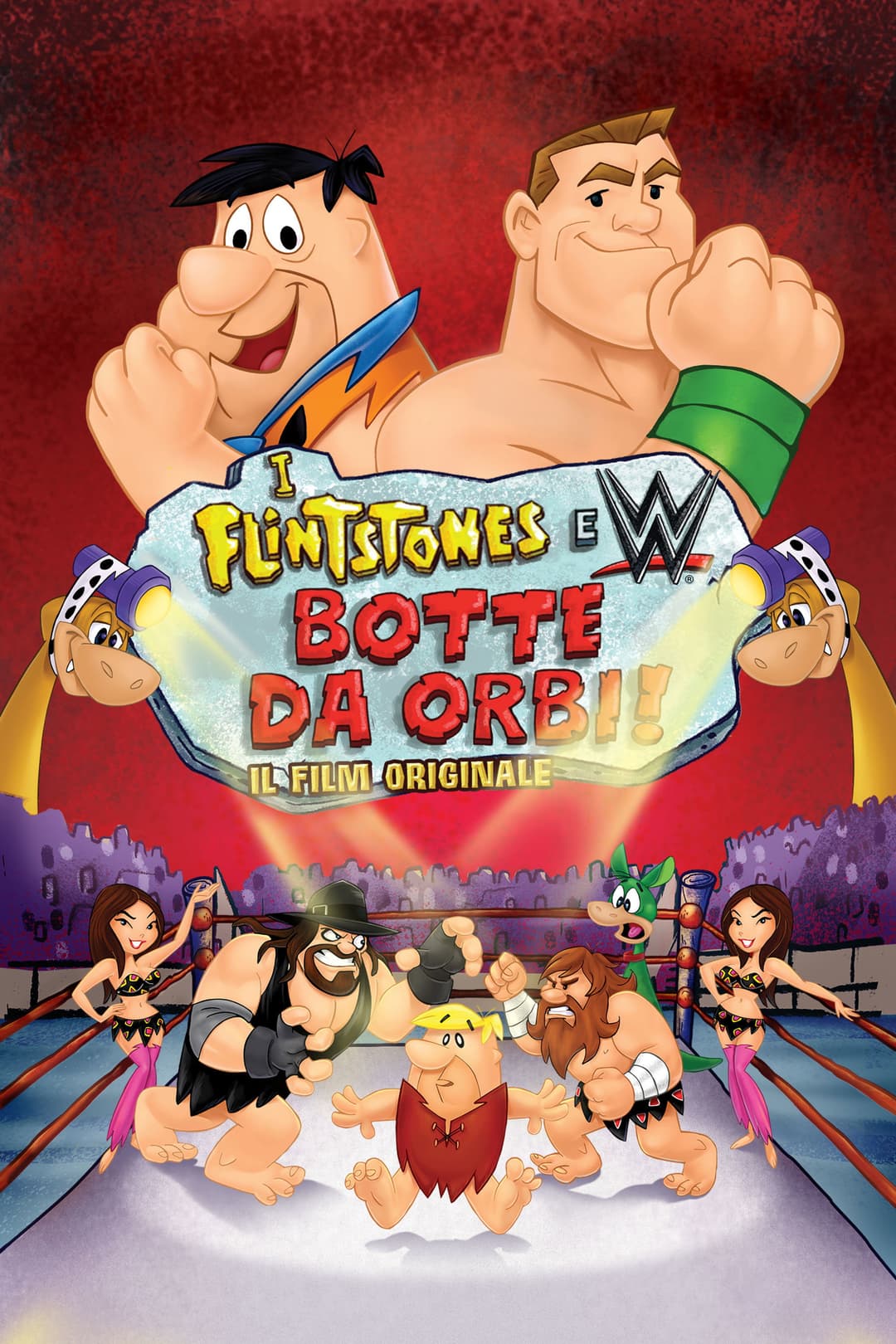 Poster di I Flintstones & WWE: Botte da orbi