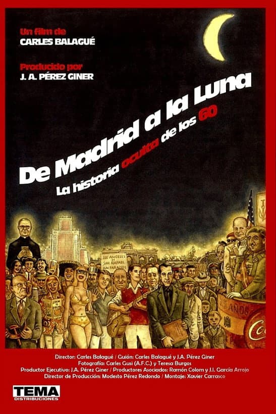 Poster di De Madrid a la Luna