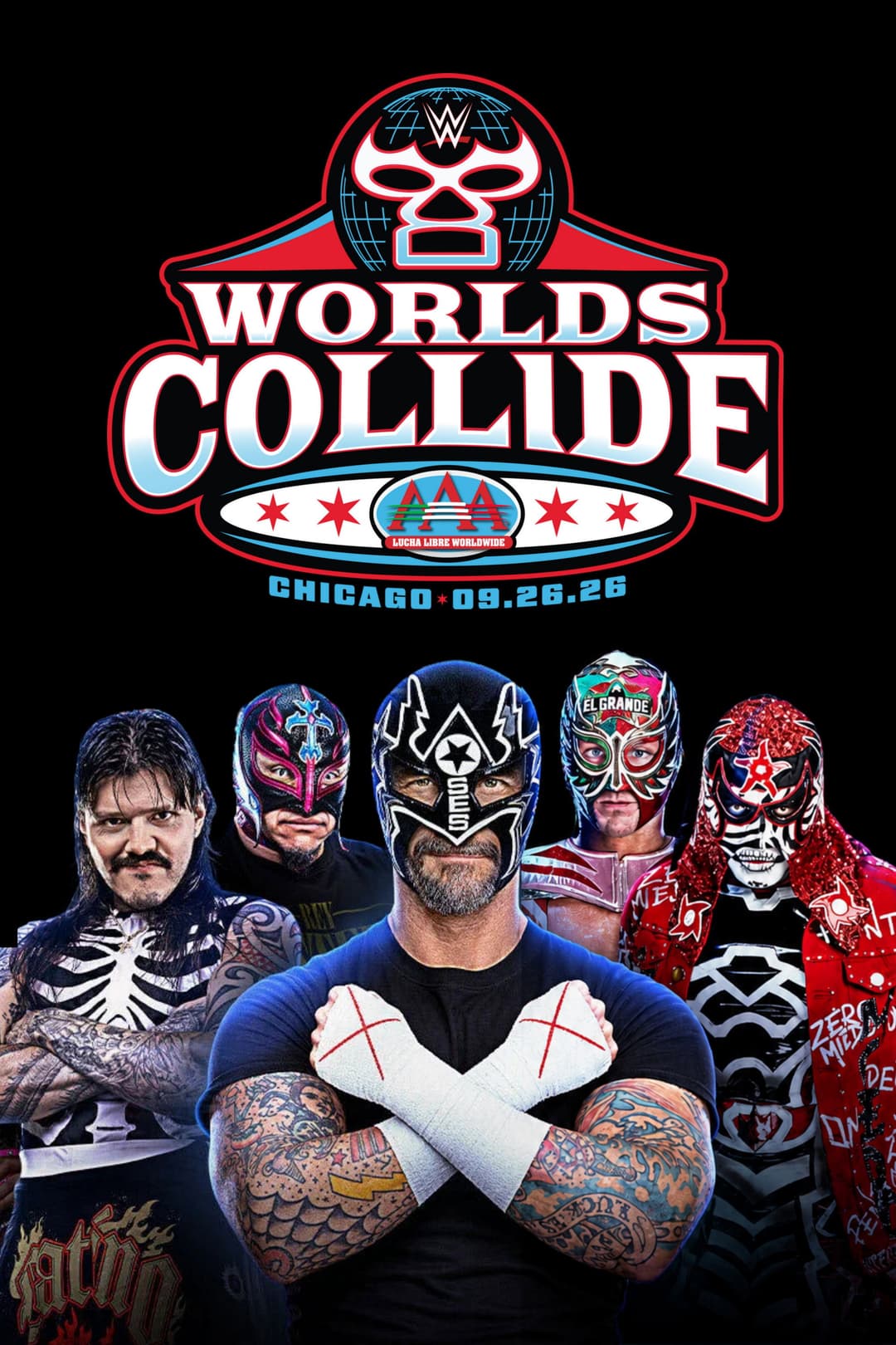 Poster di WWE/AAA Worlds Collide 2026: Chicago