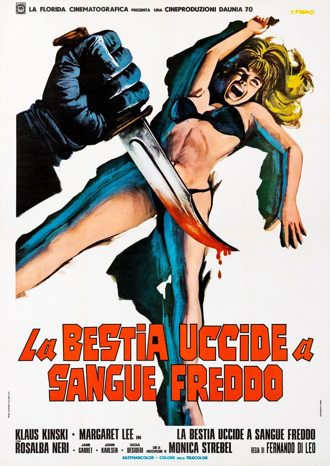Poster di La bestia uccide a sangue freddo