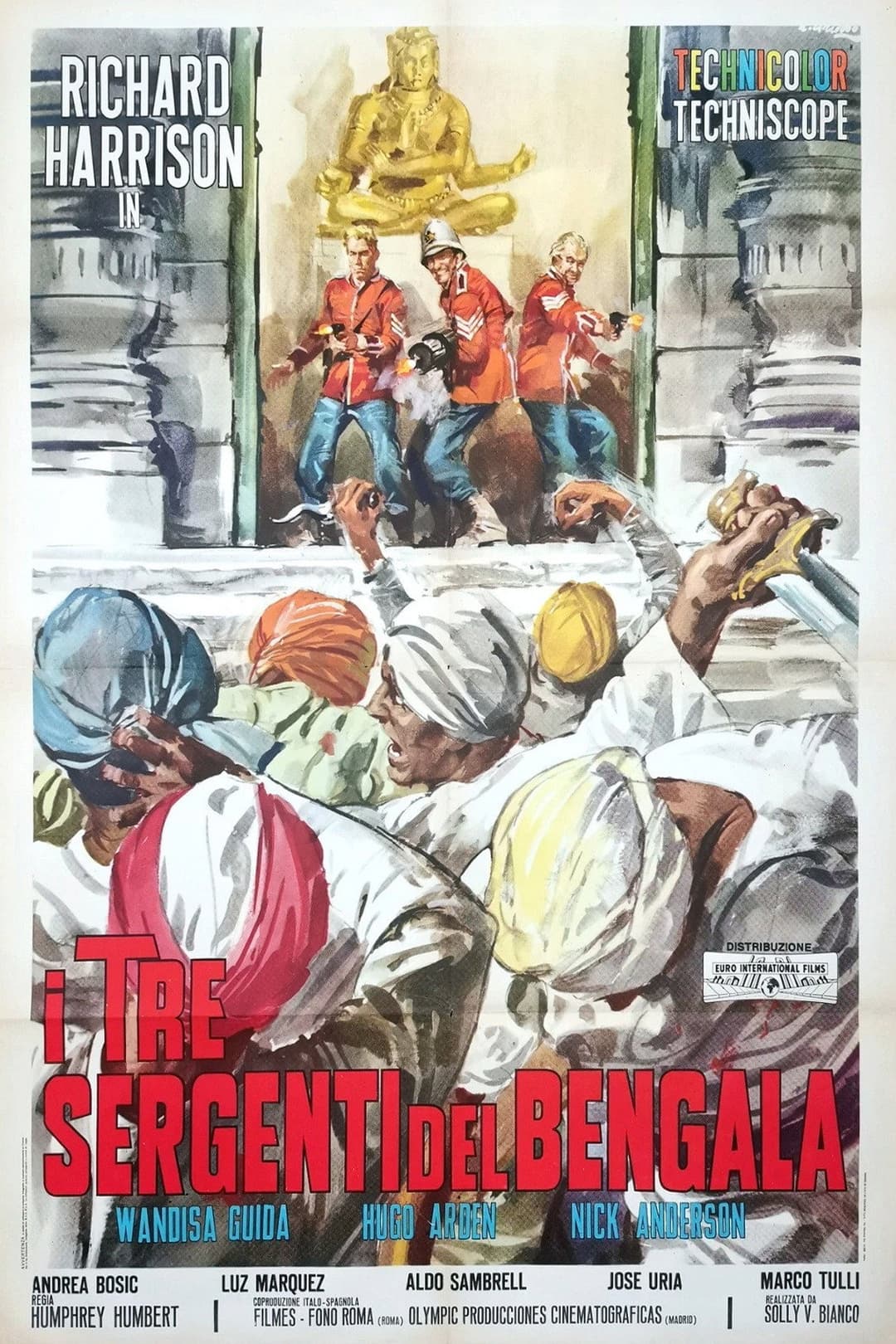 Poster di I tre sergenti del Bengala