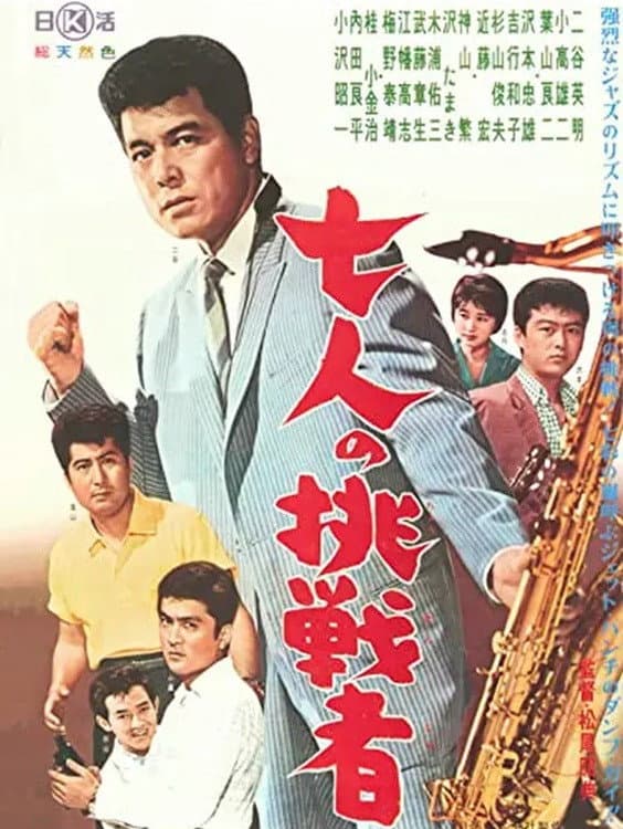 Poster di 七人の挑戦者