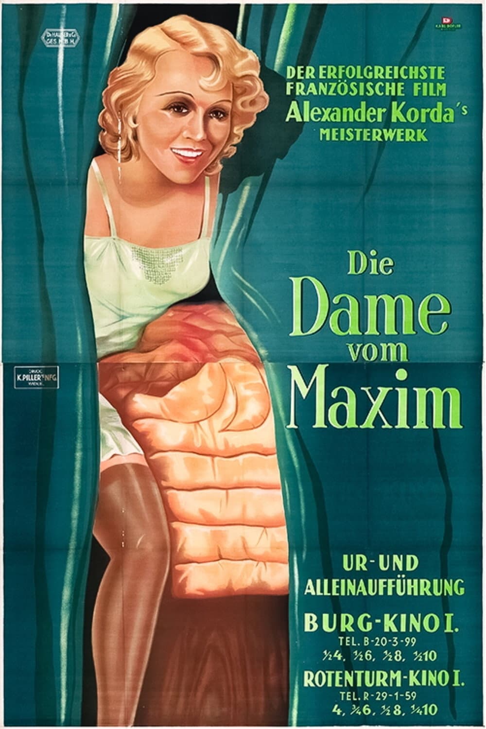 Poster di The Girl from Maxim's