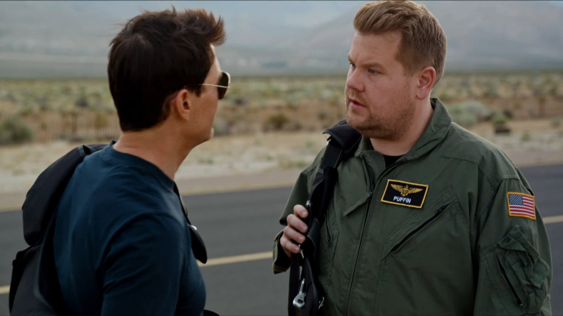 James Corden's Top Gun Training with Tom Cruise - immagine