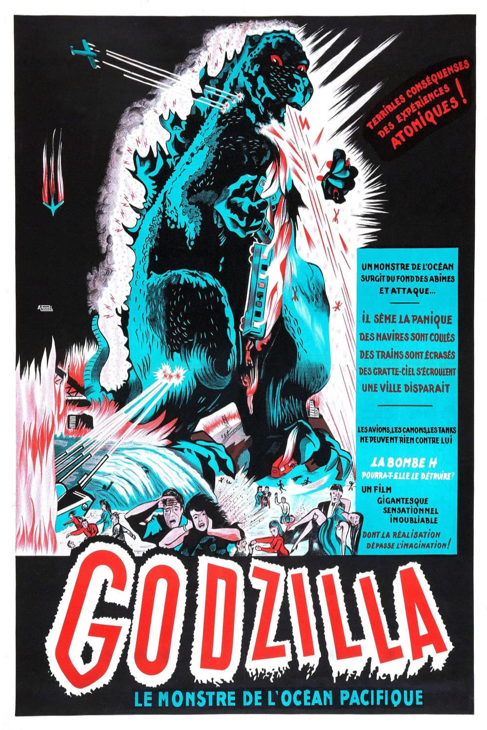 Poster di Godzilla, le Monstre de L'Océan Pacifique