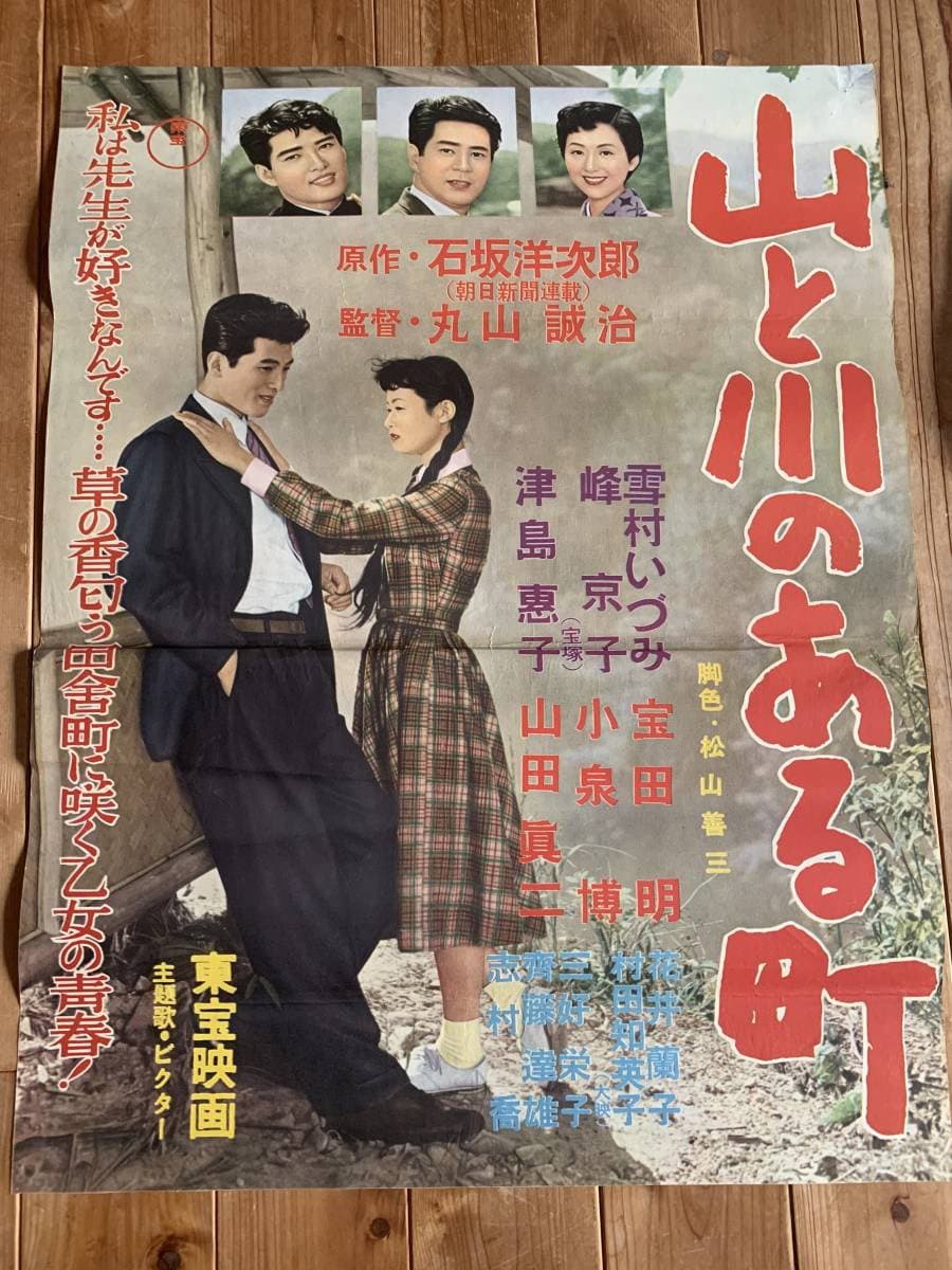 Poster di 山と川のある町