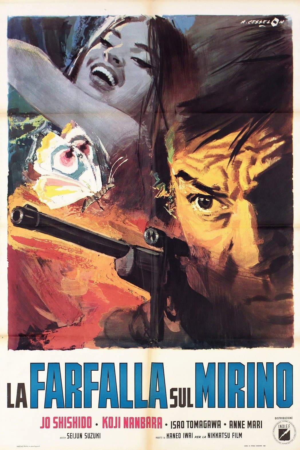 Poster di La farfalla sul mirino