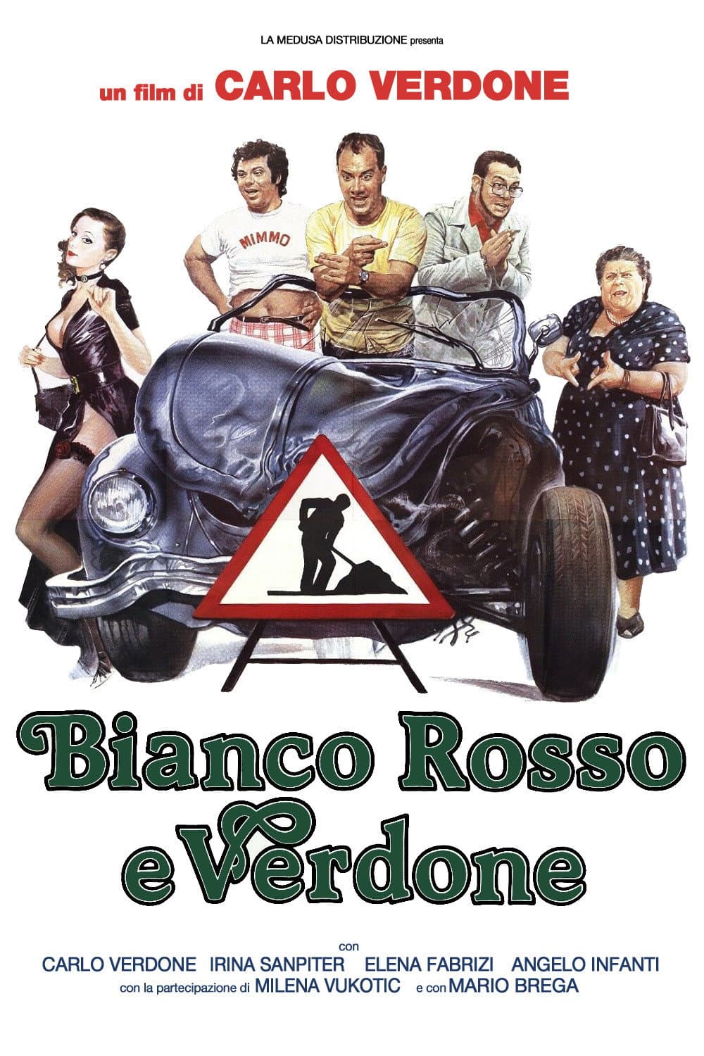 Poster di Bianco, rosso e Verdone