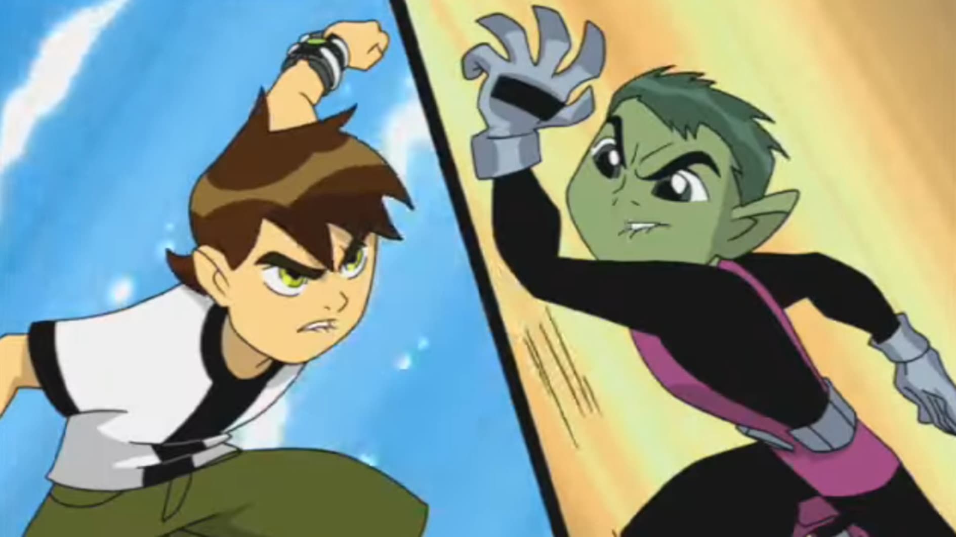 Beast Boy vs Ben 10 - immagine