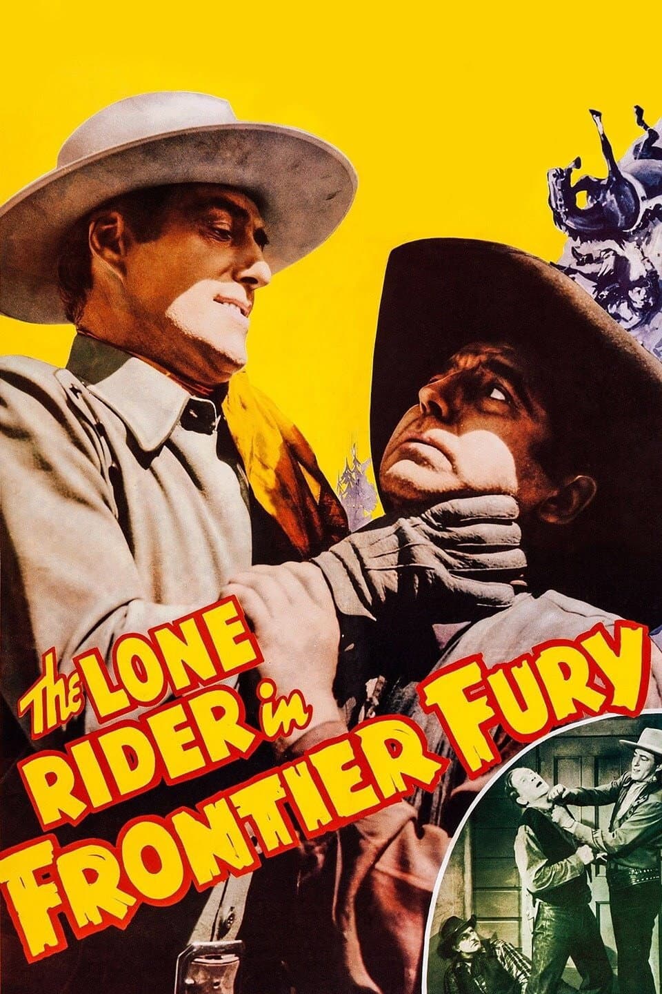 Poster di The Lone Rider in Frontier Fury